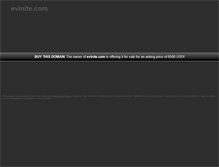 Tablet Screenshot of evinite.com